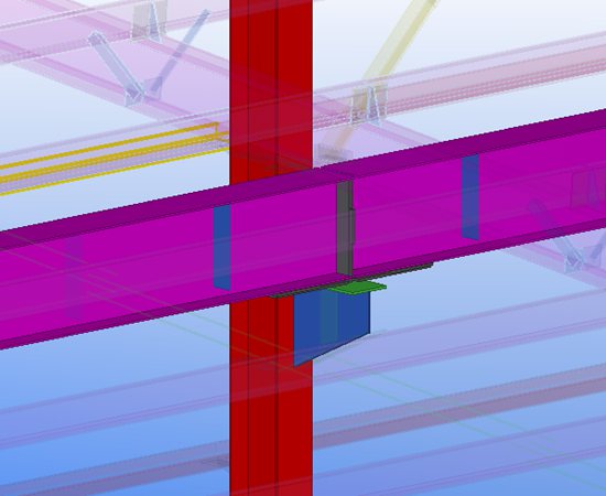 Crane beam joint details - 2