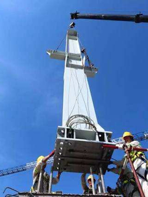 steel column hoisting