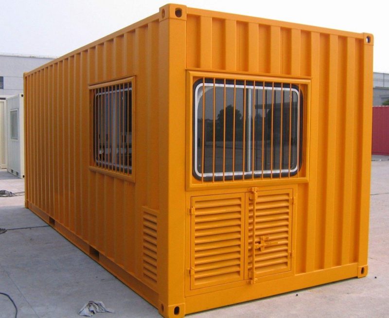 container house with security windows