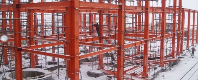 installation process of steel structure buildings