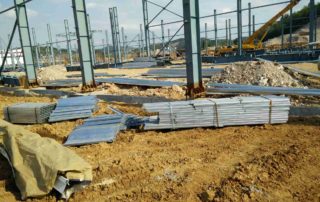 steel column, steel structure construction