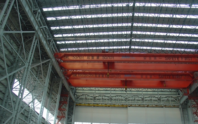 large span steel structure workshop