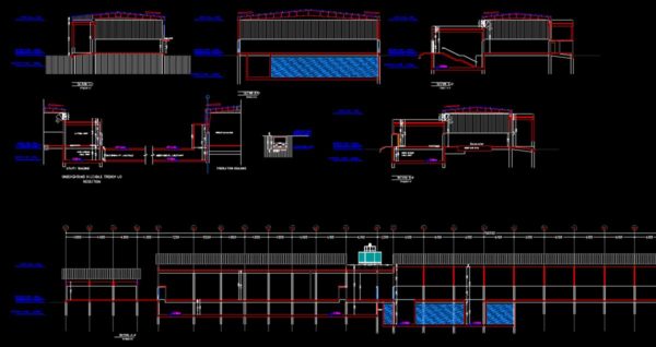 CAD drawing for steel workshop